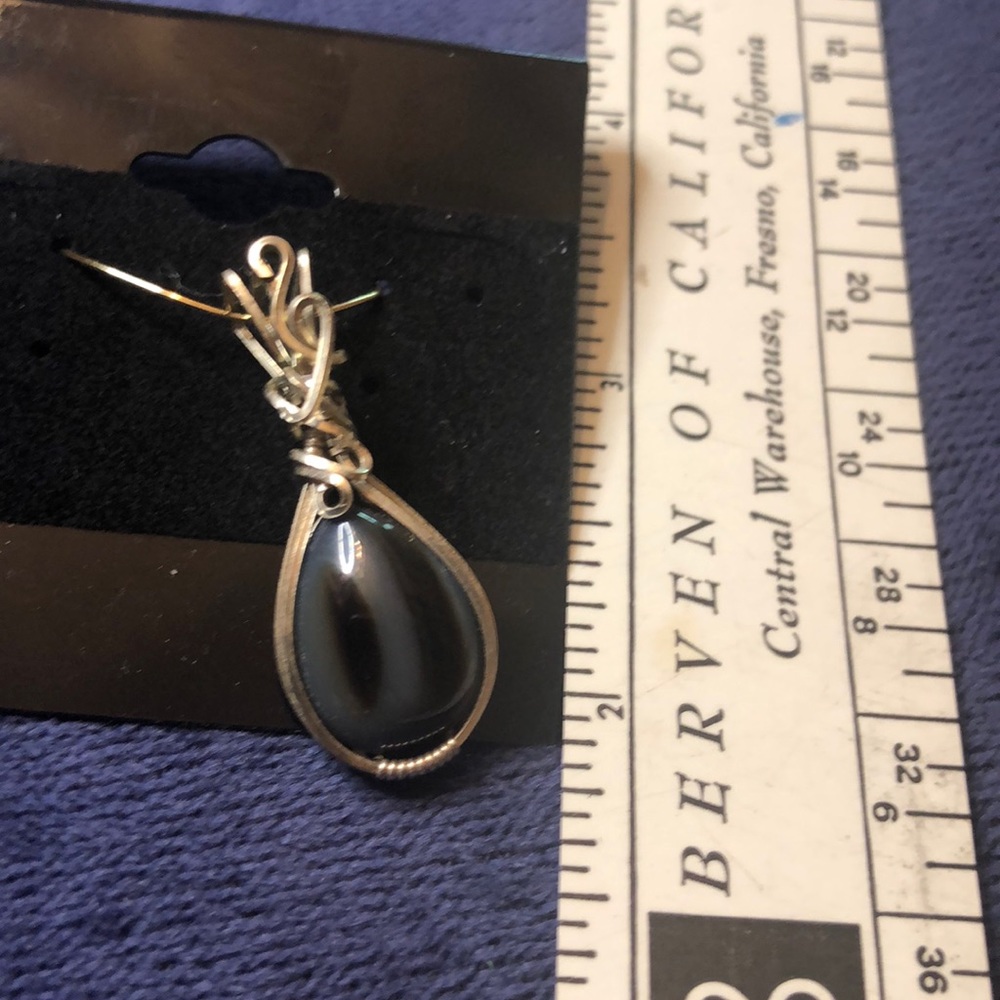 Agate pendant in Sterling Silver